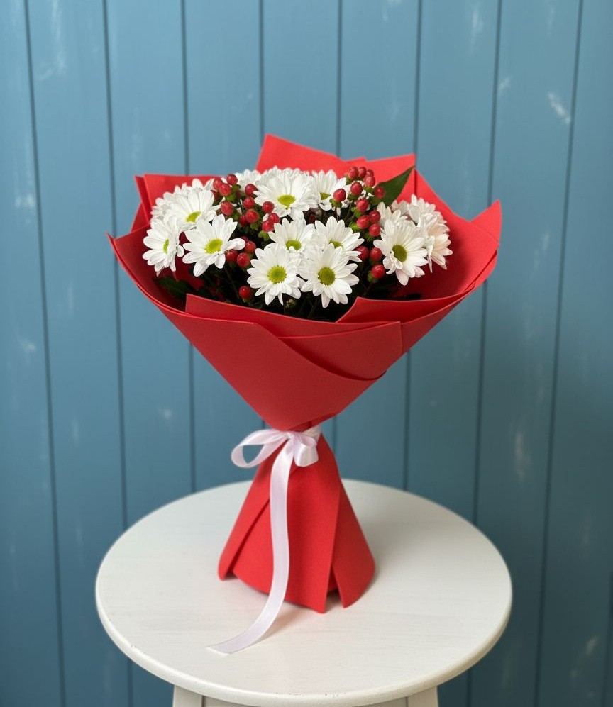 Букет цветов из: Хризантемы в Горном Забайкальского края