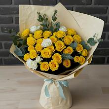 Букет цветов из:  Розы #REPLACE_PRED# Горном Забайкальского края