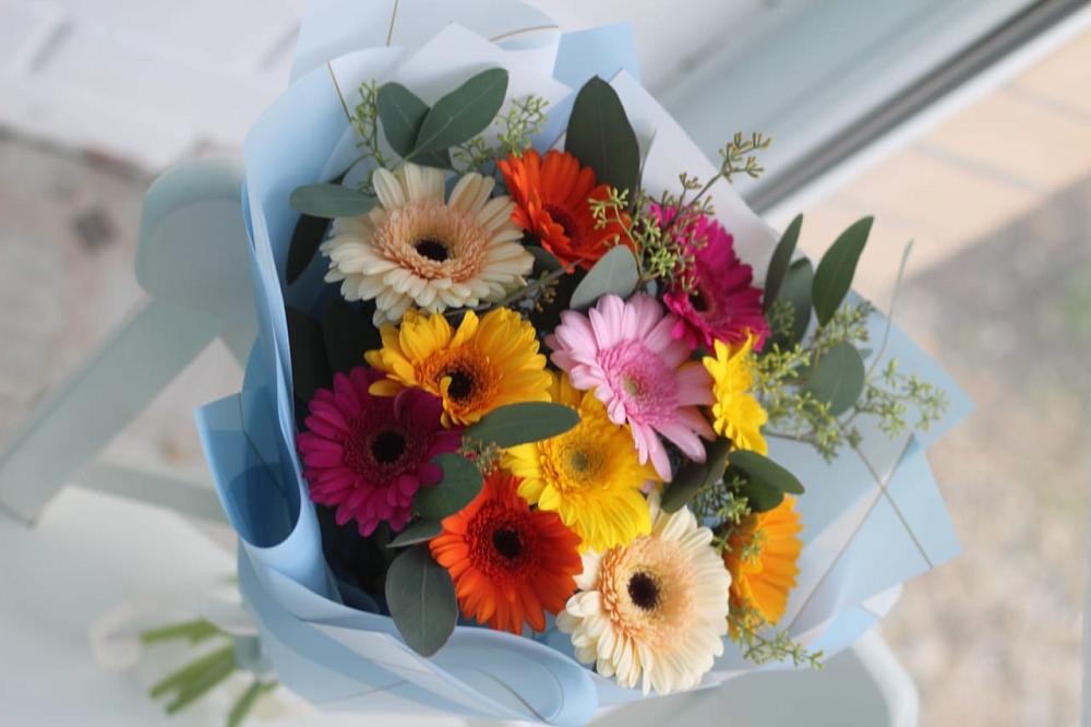 Букет цветов из: Герберы в Горном Забайкальского края