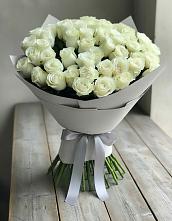 Букет 35 Белых роз в Горном Забайкальского края
