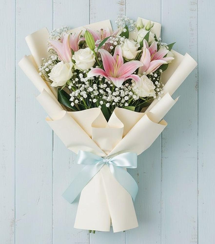 Букет цветов из: Лилии в Горном Забайкальского края