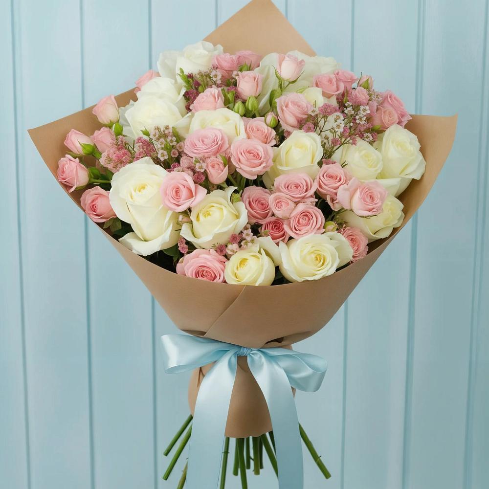 Букет цветов из: Розы в Горном Забайкальского края