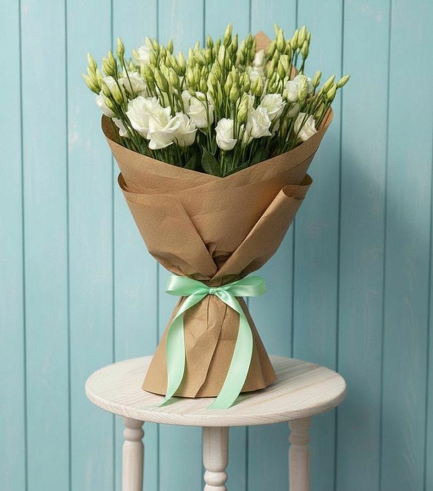 Букет цветов из: Лизиантусы в Горном Забайкальского края