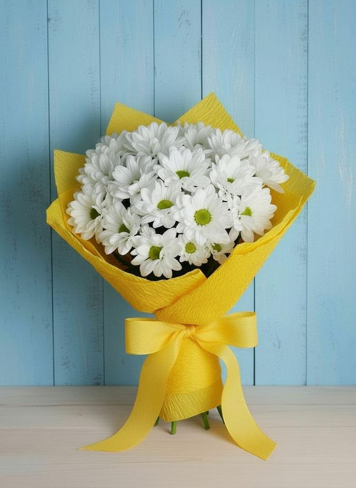 Букет цветов из: Хризантемы в Горном Забайкальского края