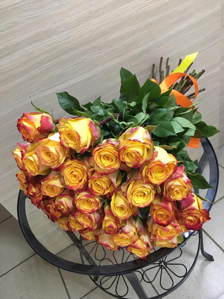 Букет Желтые розы в Горном Забайкальского края