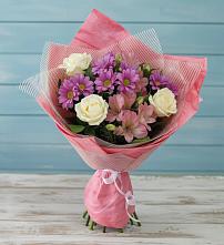 Букет цветов из:  Герберы в Горном Забайкальского края