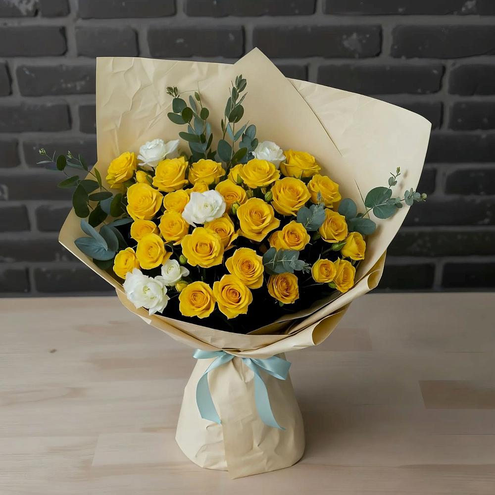 Букет цветов из: Розы в Горном Забайкальского края