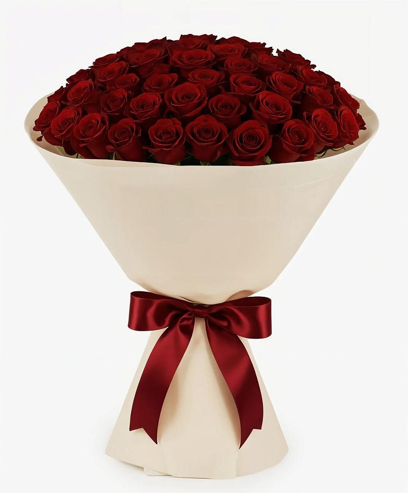 Букет 101 Бордовая роза Блэк Бакарра в Горном Забайкальского края